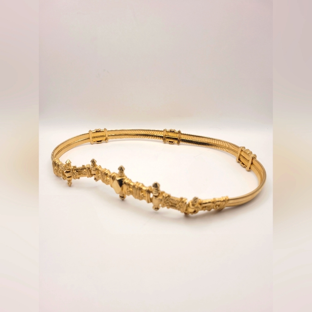 Judith Leiber Art Deco Vintage Gold Belt
